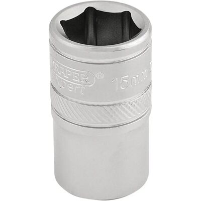 Draper 16605 Socket Set - 6 Point Metric 15mm Draper 16605 Socket Set - 6 Point Metric 15mm