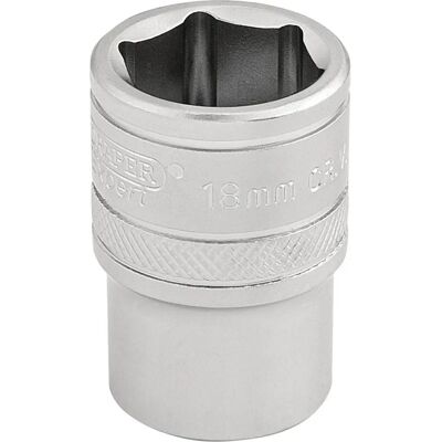 Draper Tools 16608 Socket Set - 18mm, Blue, 1/2" Drive Draper Tools 16608 Socket Set - 18mm, Blue, 1/2" Drive