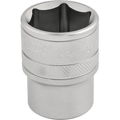 Draper Expert 16613 Socket Set - 22mm, Micro Satin Finish, Knurled Grip Draper Expert 16613 Socket Set - 22mm, Micro Satin Finish, Knurled Grip