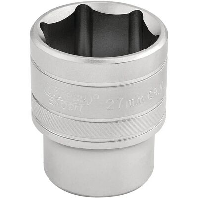 Draper 16618 Socket Set - 27mm, 6 Point, Chrome Vanadium Steel Draper 16618 Socket Set - 27mm, 6 Point, Chrome Vanadium Steel