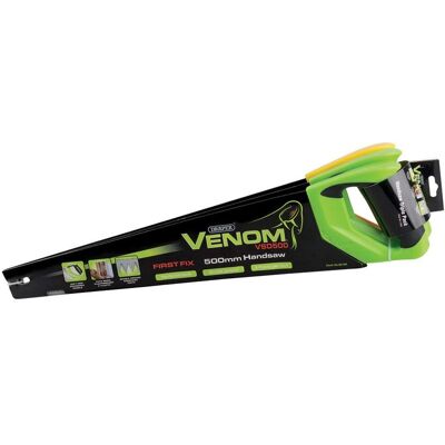 Juego de 3 sierras Draper Venom - Doble filo 500mm Juego de 3 sierras Draper Venom - Doble filo 500mm