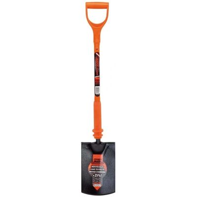 Pala excavadora totalmente aislada Draper Expert - Calidad profesional, diseñada para trabajar cerca de cables vivos - 17694 Pala excavadora totalmente aislada Draper Expert - Calidad profesional, diseñada para trabajar cerca de cables vivos - 17694