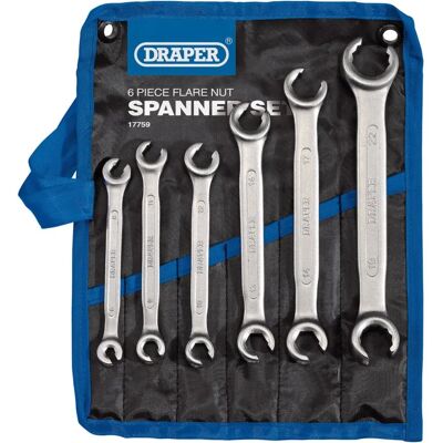Draper Tools 17759 Flare Nut Spanner Set - Spanner wrench set Draper Tools 17759 Flare Nut Spanner Set - Spanner wrench set