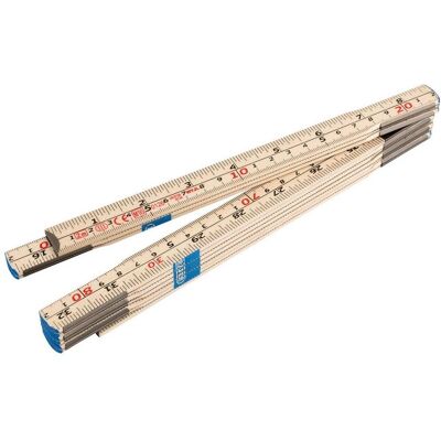 Righello in legno pieghevole Draper 20703 2M - Metro da misurazione Righello in legno pieghevole Draper 20703 2M - Metro da misurazione