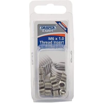 Draper Expert M6 x 1.0 Metric Thread Insert Refill - Thread Insert Refill Pack Draper Expert M6 x 1.0 Metric Thread Insert Refill - Thread Insert Refill Pack