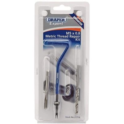 Draper Expert M5 x 0.8 Thread Repair Kit Draper Expert M5 x 0.8 Thread Repair Kit