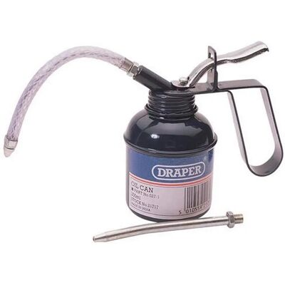Draper 21717 200ml Bidon d'huile à alimentation forcée - Avec bec flexible et rigide Draper 21717 200ml Bidon d'huile à alimentation forcée - Avec bec flexible et rigide