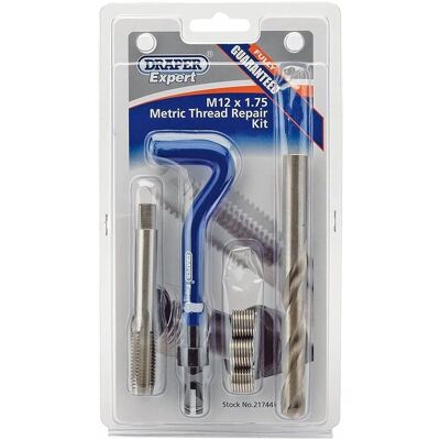 Kit di riparazione filetti Draper Expert M12 x 1.75 Kit di riparazione filetti Draper Expert M12 x 1.75