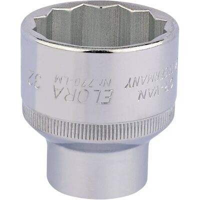 Draper Elora 32mm 1/2" Square Drive Bi-Hexagon Socket - Socket Set Draper Elora 32mm 1/2" Square Drive Bi-Hexagon Socket - Socket Set