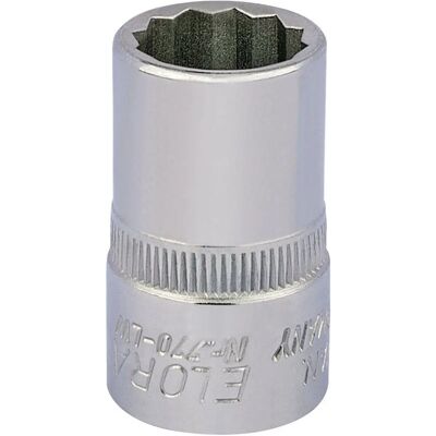 Elora 24822 Chrome Vanadium Socket Set - 5/16" 1/2" Square Drive Bi-Hexagon Elora 24822 Chrome Vanadium Socket Set - 5/16" 1/2" Square Drive Bi-Hexagon