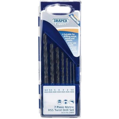 Draper Expert 24899 Metrisch Boorenset - 7 Stuks Draper Expert 24899 Metrisch Boorenset - 7 Stuks