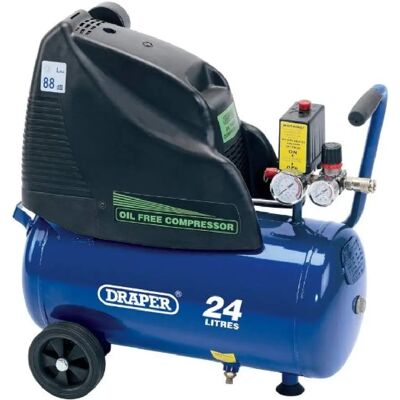 Draper 24978 24L Oil-Free Air Compressor - Air Compressor Draper 24978 24L Oil-Free Air Compressor - Air Compressor