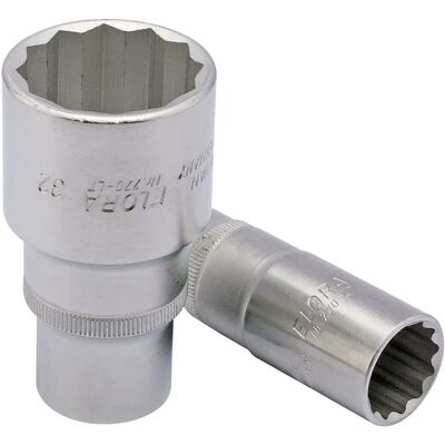 Draper 25119 Enchufe - Bi-hexágono profundo, 19mm, 1/2" de accionamiento Draper 25119 Enchufe - Bi-hexágono profundo, 19mm, 1/2" de accionamiento