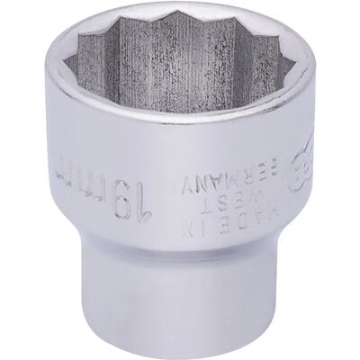 Draper 25953 Socket Set - Bi-Hexagon, 19mm, 3/8" Drive Draper 25953 Socket Set - Bi-Hexagon, 19mm, 3/8" Drive