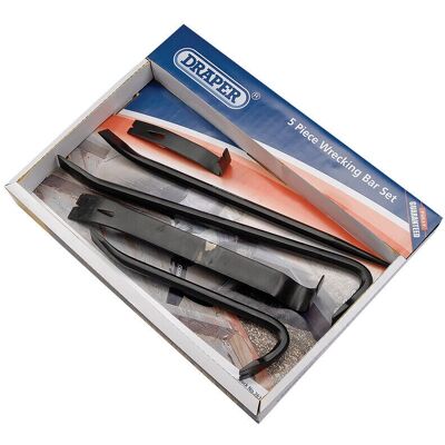Draper 26123 Wrecking Bar Set - Wrecking, Pry Bar, Steel Draper 26123 Wrecking Bar Set - Wrecking, Pry Bar, Steel