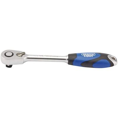 Draper 26516 1/2" Sq. Dr. 60 Tooth Micro Head Reversible Ratchet - Ratchet Draper 26516 1/2" Sq. Dr. 60 Tooth Micro Head Reversible Ratchet - Ratchet