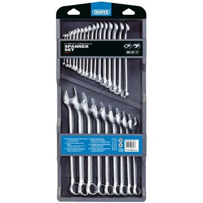 Draper Tools 26696 Set di Chiavi Combinata Compatta - 6-32mm Draper Tools 26696 Set di Chiavi Combinata Compatta - 6-32mm