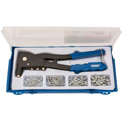Kit de Remachadora Manual Draper 27843 - Pistola y 100 remaches Kit de Remachadora Manual Draper 27843 - Pistola y 100 remaches