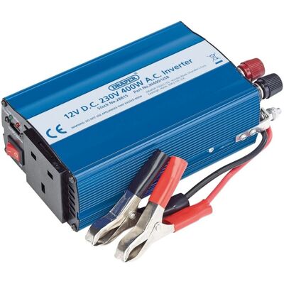 Draper 28815 12V 400W DC-AC Inverter - Vehicle Power Converter Draper 28815 12V 400W DC-AC Inverter - Vehicle Power Converter