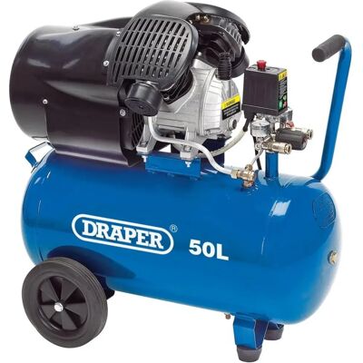 Compressore aria Draper 50L V-Twin - Modello officina Compressore aria Draper 50L V-Twin - Modello officina