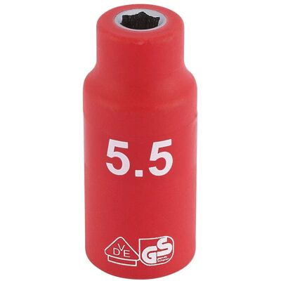 Draper Herramientas 31237 Enchufe Aislado - VDE 1/4" 5.5mm Draper Herramientas 31237 Enchufe Aislado - VDE 1/4" 5.5mm
