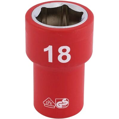 Draper Tools 31724 Juego de enchufes aislados VDE 3/8" 18mm Draper Tools 31724 Juego de enchufes aislados VDE 3/8" 18mm