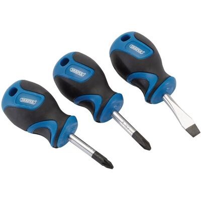 Draper Tools 32604 Set di Cacciaviti Corti con Impugnatura Morbida - Set di Cacciaviti Draper Tools 32604 Set di Cacciaviti Corti con Impugnatura Morbida - Set di Cacciaviti