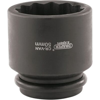 Draper 33319 Expert 50mm 3/4" Entraînement Carré Clé d'Impact - Jeu de Douilles Draper 33319 Expert 50mm 3/4" Entraînement Carré Clé d'Impact - Jeu de Douilles