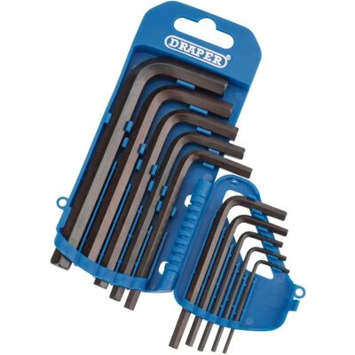Draper 33687 Hex Key Set - 10 Piece - Chrome Vanadium Steel Draper 33687 Hex Key Set - 10 Piece - Chrome Vanadium Steel