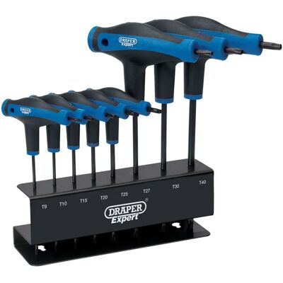 Juego de llaves Torx Draper 33872 - Acero cromo vanadio Juego de llaves Torx Draper 33872 - Acero cromo vanadio