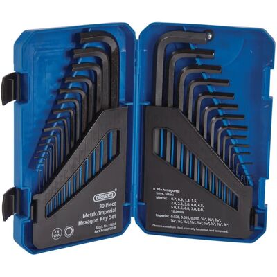 Draper Tools 33894 Hex Key Set - 30 Piece Draper Tools 33894 Hex Key Set - 30 Piece