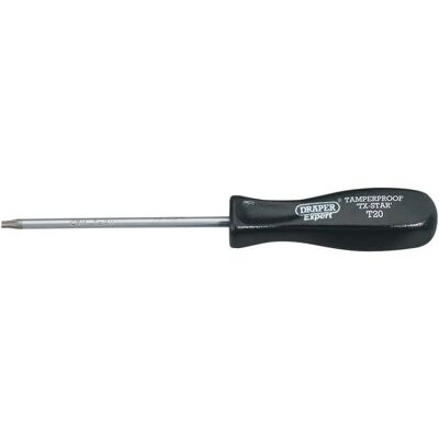 Draper 34116 Qualità Esperta T20T x 100mm Cacciavite di Sicurezza Cromato Satinato Draper 34116 Qualità Esperta T20T x 100mm Cacciavite di Sicurezza Cromato Satinato