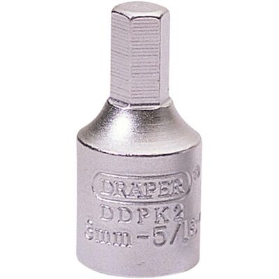 Draper 38321 Clé de bouchon de vidange hexagonale 8 mm - 5/16" 3/8" à emmanchement carré Draper 38321 Clé de bouchon de vidange hexagonale 8 mm - 5/16" 3/8" à emmanchement carré