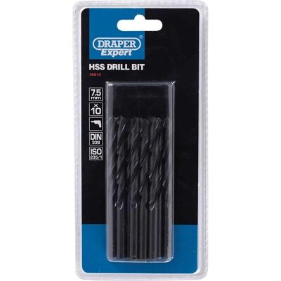 Draper 38812 Esperto 7,5mm Trapanini HSS - Confezione 10 Draper 38812 Esperto 7,5mm Trapanini HSS - Confezione 10