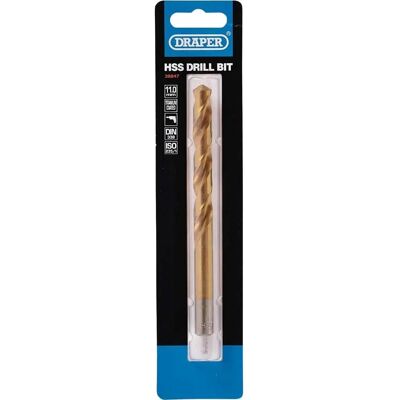 Draper 38847 Titanium Drill Bit - Drill bit with 11.0mm diameter Draper 38847 Titanium Drill Bit - Drill bit with 11.0mm diameter