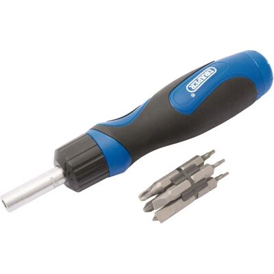 Juego de destornilladores manuales Draper Tools 43641 - Diseño ergonómico con trinquete Juego de destornilladores manuales Draper Tools 43641 - Diseño ergonómico con trinquete
