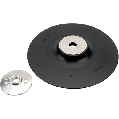Draper 45976 180mm Grinding Disc Backing Pad - Backing for angle grinders, with locking flange nut Draper 45976 180mm Grinding Disc Backing Pad - Backing for angle grinders, with locking flange nut