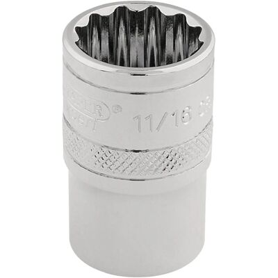 Draper Tools 49480 Dopsleutelset - 12-Point, 3/8" Sq. Dr., 11/16" - Dopsleutelset Draper Tools 49480 Dopsleutelset - 12-Point, 3/8" Sq. Dr., 11/16" - Dopsleutelset