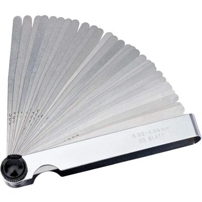 Draper 4620B Blau 32-Blad Voelermaatset - Nauwkeurig & Duurzaam Draper 4620B Blau 32-Blad Voelermaatset - Nauwkeurig & Duurzaam