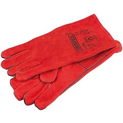 Draper 52336 Guantes de Cuero para Soldador - Guantes de soldadura de cuero Draper 52336 Guantes de Cuero para Soldador - Guantes de soldadura de cuero
