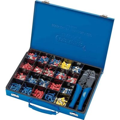 Draper 56383 Expert Ratchet Crimping Tool - Insulated Terminals Kit Draper 56383 Expert Ratchet Crimping Tool - Insulated Terminals Kit
