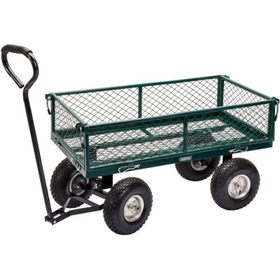 Carrello da giardinaggio in rete di acciaio Draper 58552 - Ruote pneumatiche robuste Carrello da giardinaggio in rete di acciaio Draper 58552 - Ruote pneumatiche robuste