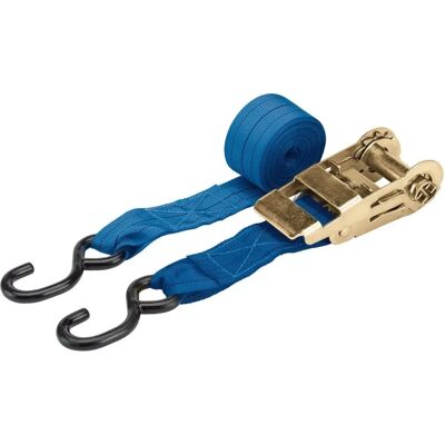 Correa de amarre con trinquete Draper - 5.4m x 50mm - SWL 500kg o 1000kg Correa de amarre con trinquete Draper - 5.4m x 50mm - SWL 500kg o 1000kg