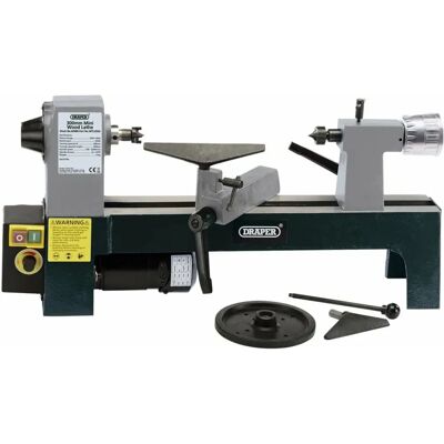 Draper 60988 Variable Speed Mini Wood Lathe - Woodworking Tool Draper 60988 Variable Speed Mini Wood Lathe - Woodworking Tool
