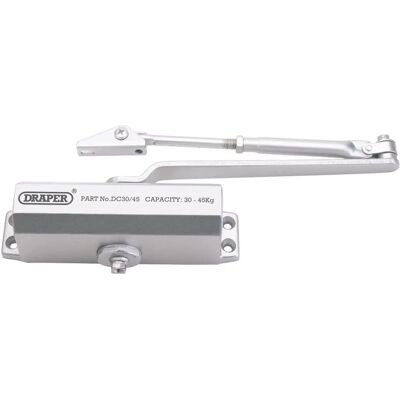 Cierra Puertas Automático Ajustable de Acero Inoxidable Draper 62893 Cierra Puertas Automático Ajustable de Acero Inoxidable Draper 62893