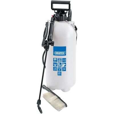 Draper 63109 Pulverizador de pressão para veículos - Leve, 8L, com lança Draper 63109 Pulverizador de pressão para veículos - Leve, 8L, com lança