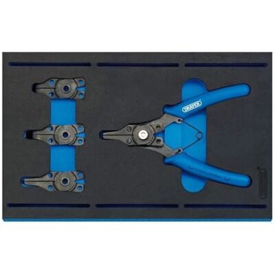 Draper - Austauschbare Circlip-Zange-Set - 160mm - 5 Stück Draper - Austauschbare Circlip-Zange-Set - 160mm - 5 Stück