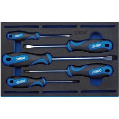 Draper Tools 63400 Juego de destornilladores con agarre suave - Juego de destornilladores Draper Tools 63400 Juego de destornilladores con agarre suave - Juego de destornilladores