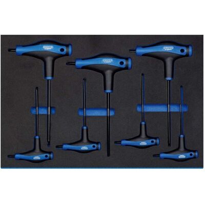 Zestaw kluczy Draper TX-STAR T' Handle - 7 sztuk Zestaw kluczy Draper TX-STAR T' Handle - 7 sztuk