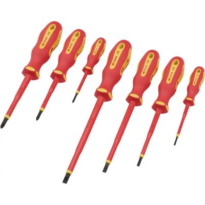 Draper XP1000 VDE Schraubenzieher-Set - Ergonomisch, Doppelisolierung Draper XP1000 VDE Schraubenzieher-Set - Ergonomisch, Doppelisolierung